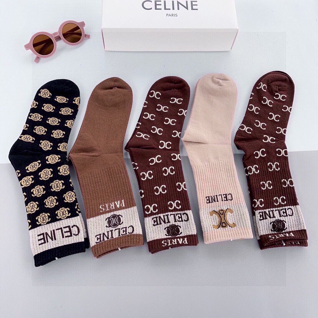 Bagsaaa Set Ce1i*e Socks 4 styles