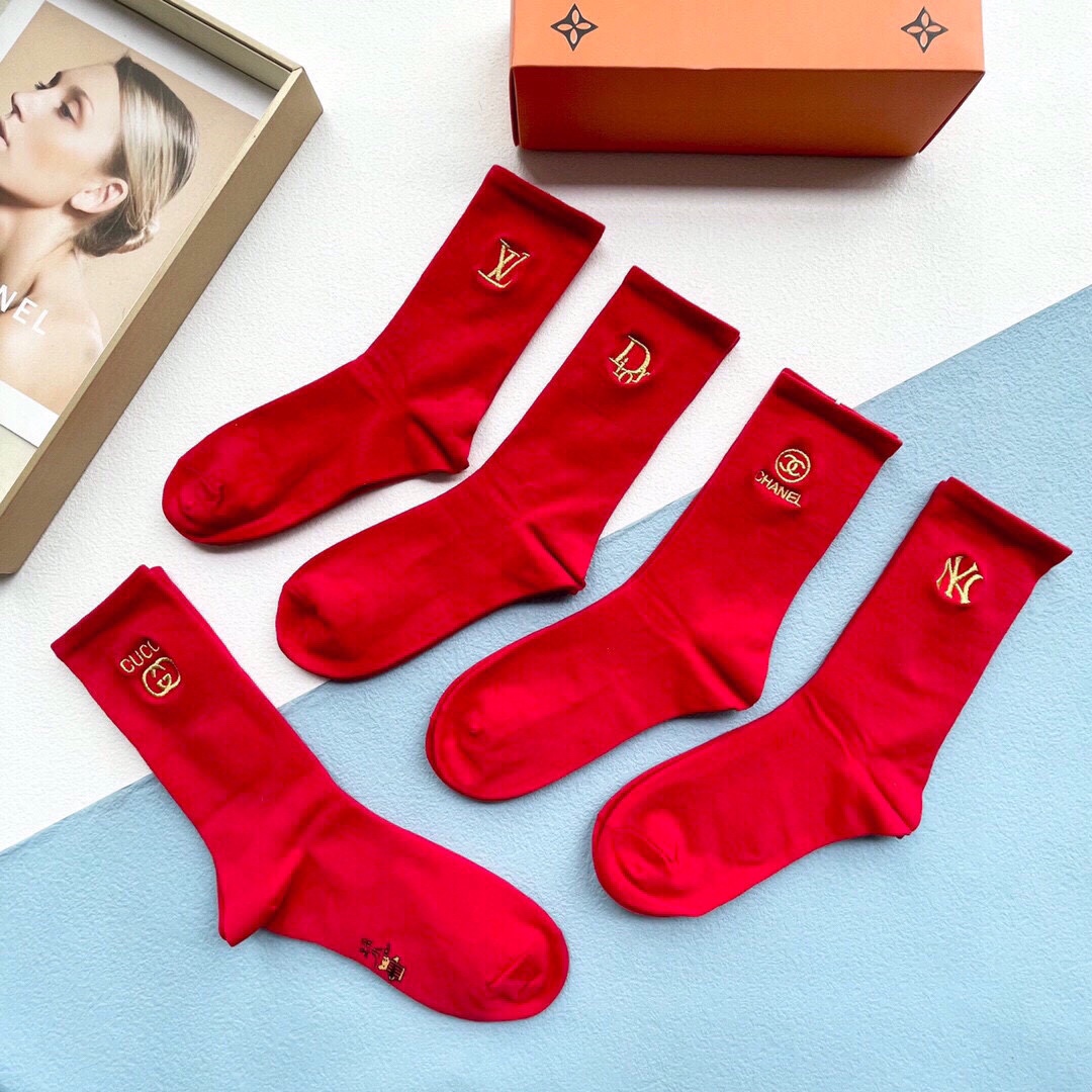 Bagsaaa Set L0vis Vvtt0n Red Socks 5 brands