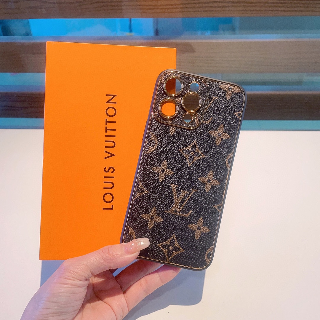 Bagsaaa L0vis Vvtt0n Monogram Brown Phone Case