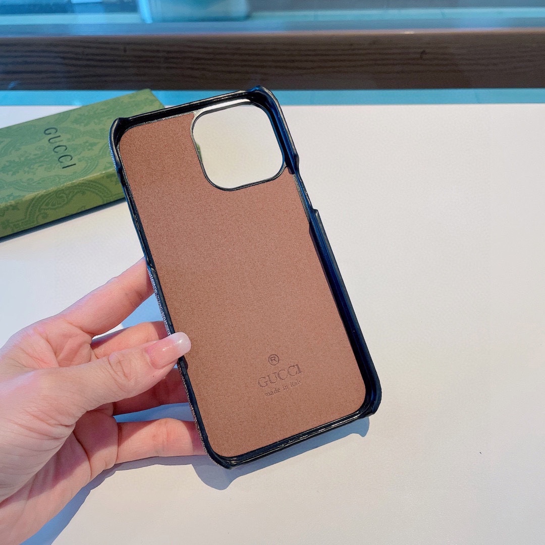 Bagsaaa Gvc*1 Phone Case GG Ebony