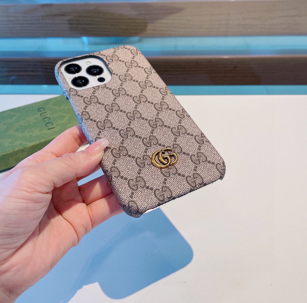 Bagsaaa Gvc*1 Phone Case GG Ebony