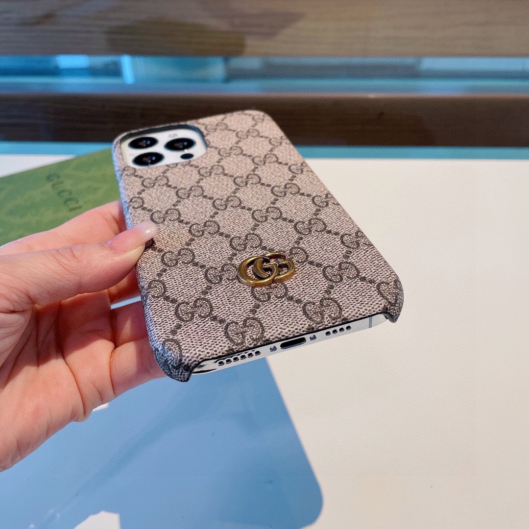 Bagsaaa Gvc*1 Phone Case GG Ebony