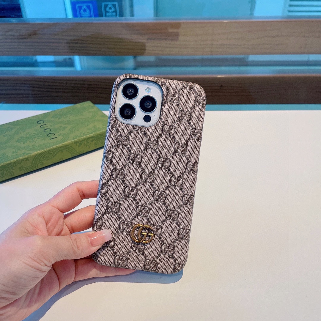 Bagsaaa Gvc*1 Phone Case GG Ebony