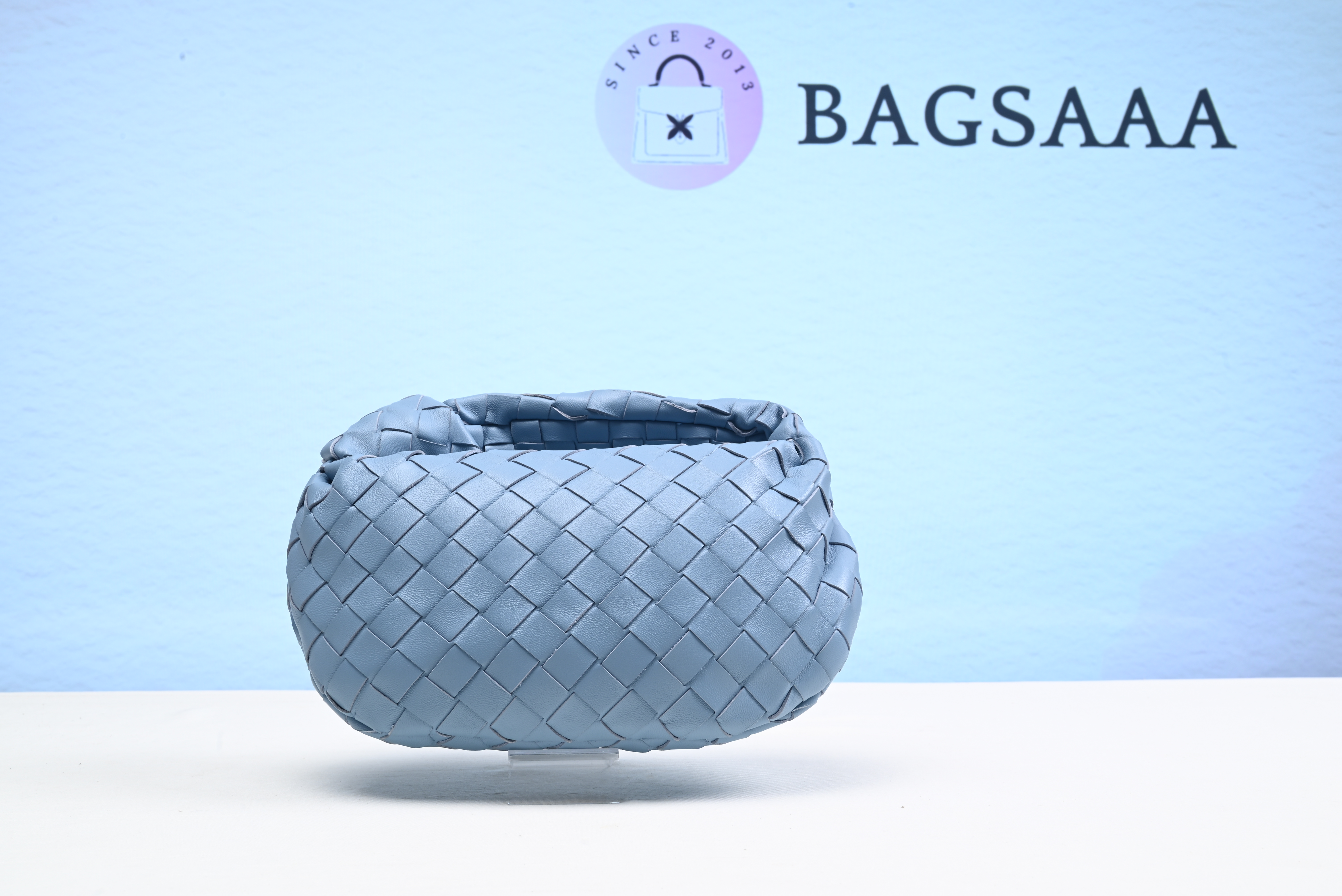 Bagsaaa B0tt*ga Ven*ta Blue Jodie Bag - 28cm