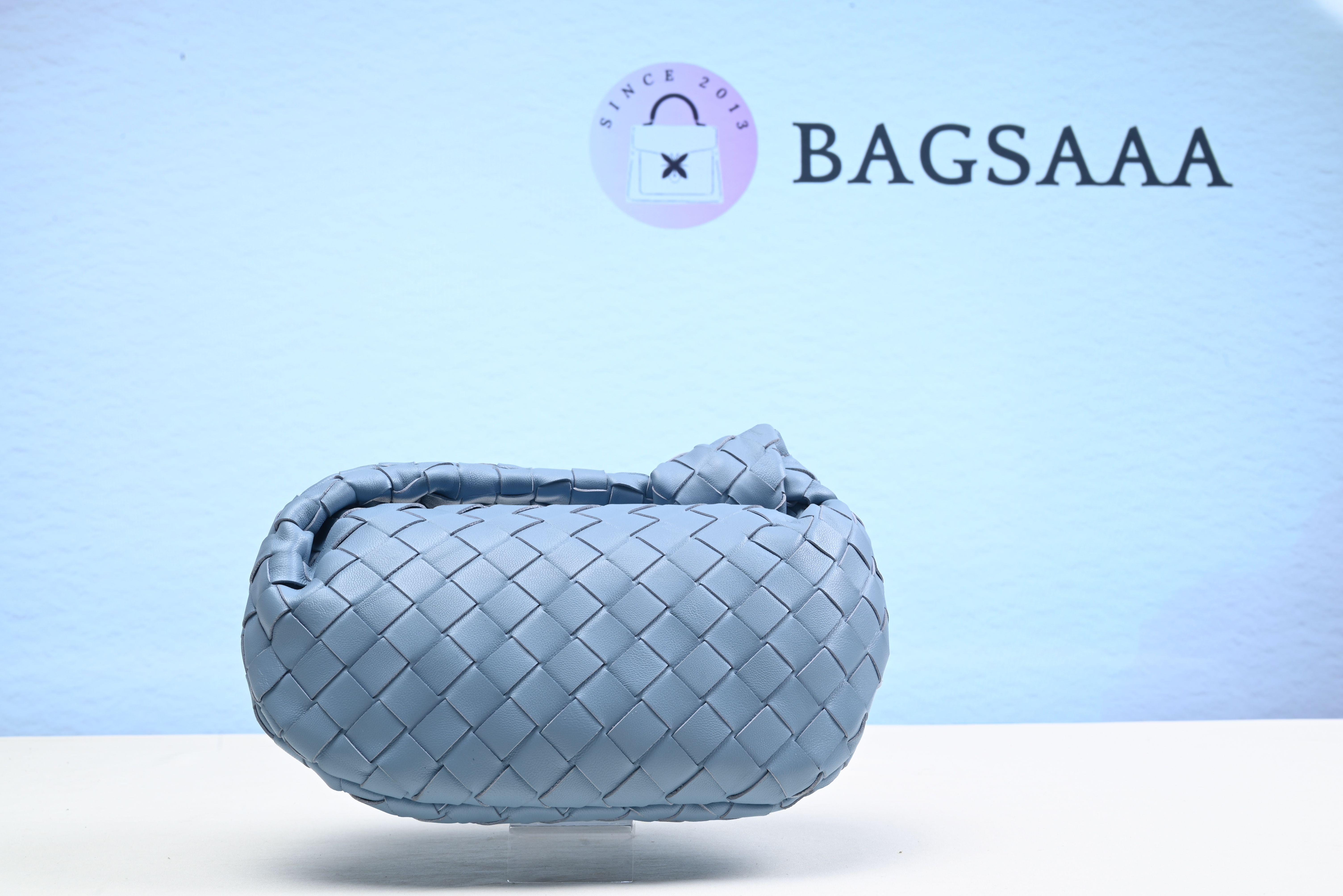 Bagsaaa B0tt*ga Ven*ta Blue Jodie Bag - 28cm
