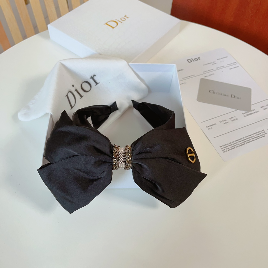 Bagsaaa D10r Black Hairban