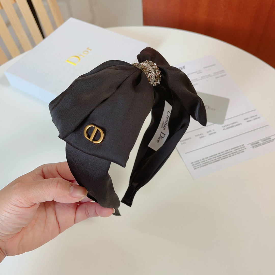 Bagsaaa D10r Black Hairban