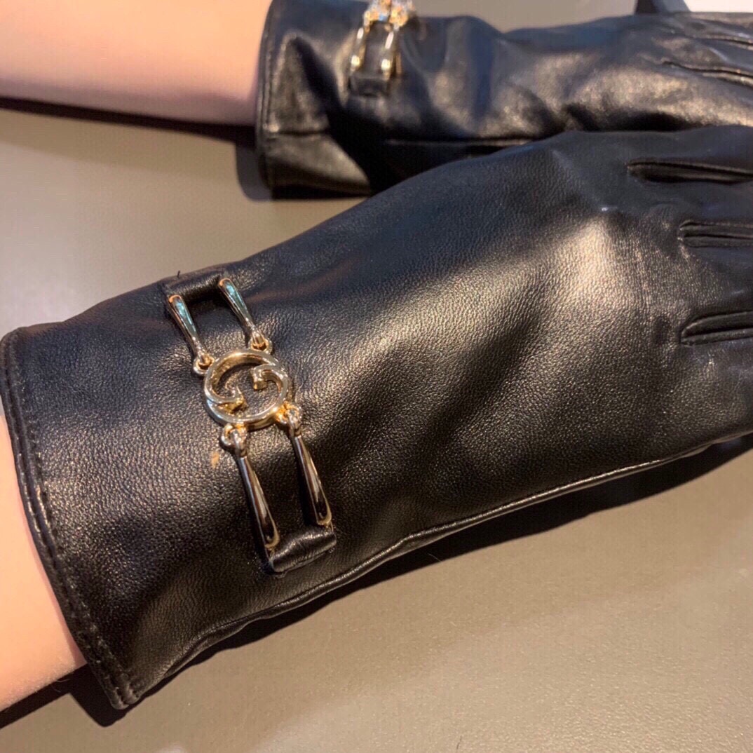 Bagsaaa Gvc*1 Black Leather Gloves