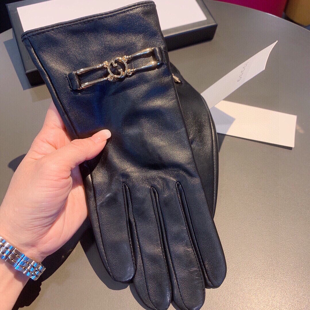 Bagsaaa Gvc*1 Black Leather Gloves