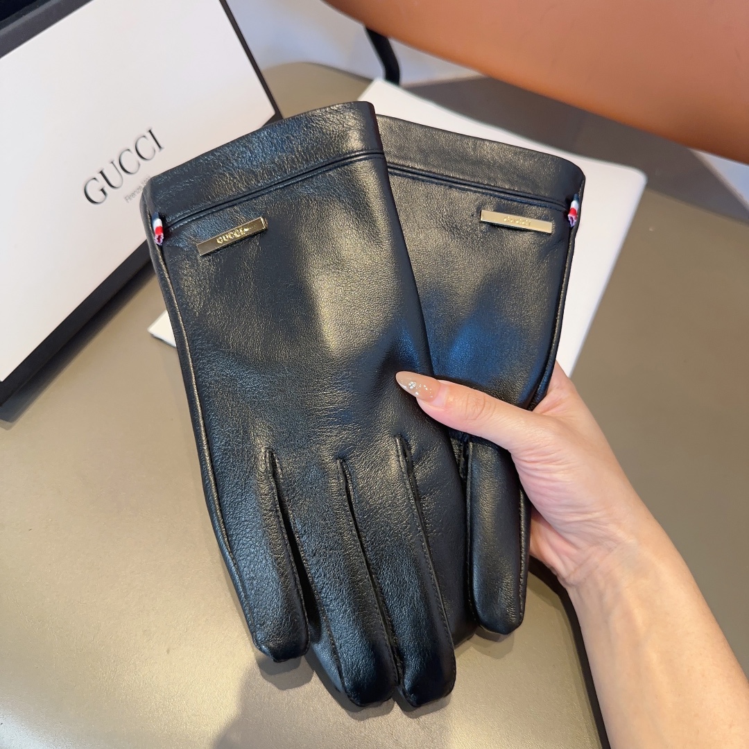 Bagsaaa Gvc*1 Black Leather Gloves 02