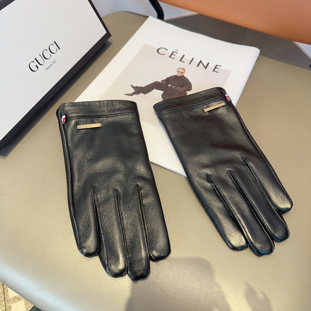 Bagsaaa Gvc*1 Black Leather Gloves 02
