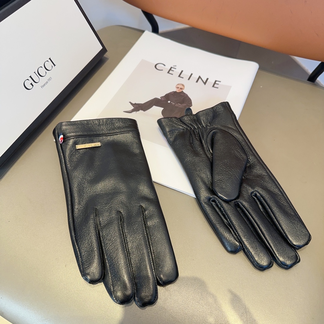 Bagsaaa Gvc*1 Black Leather Gloves 02