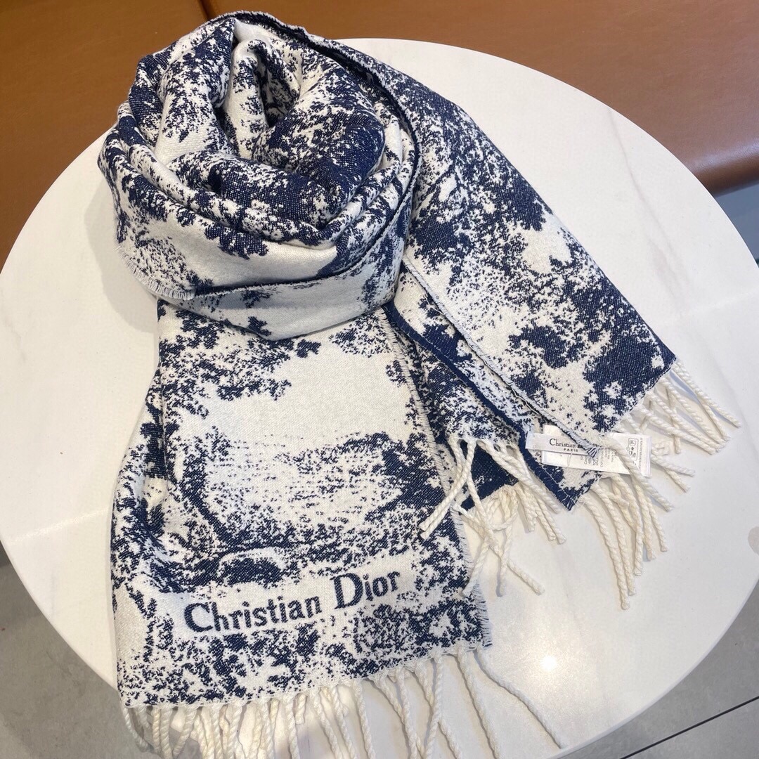 Bagsaaa D10r Scarf Blue - 45*190cm