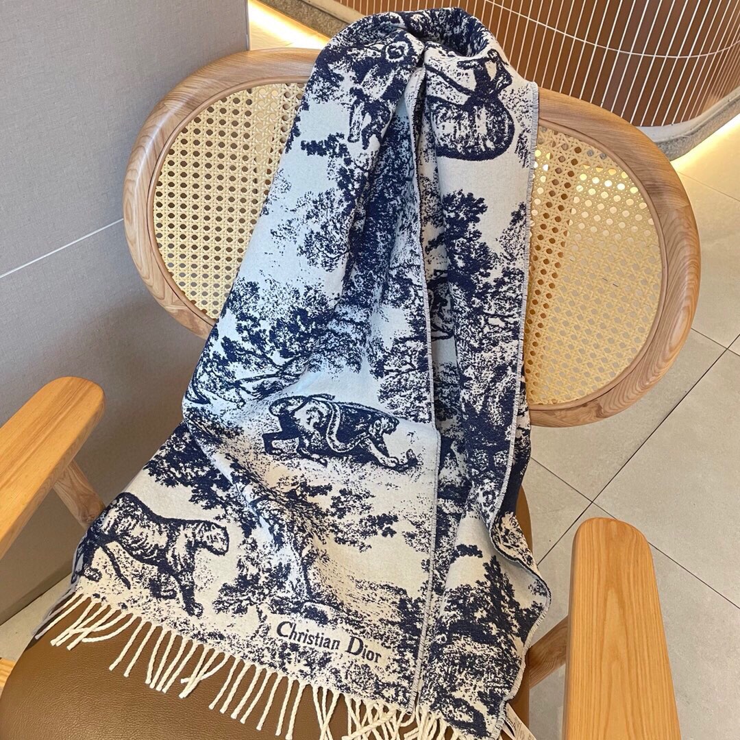 Bagsaaa D10r Scarf Blue - 45*190cm