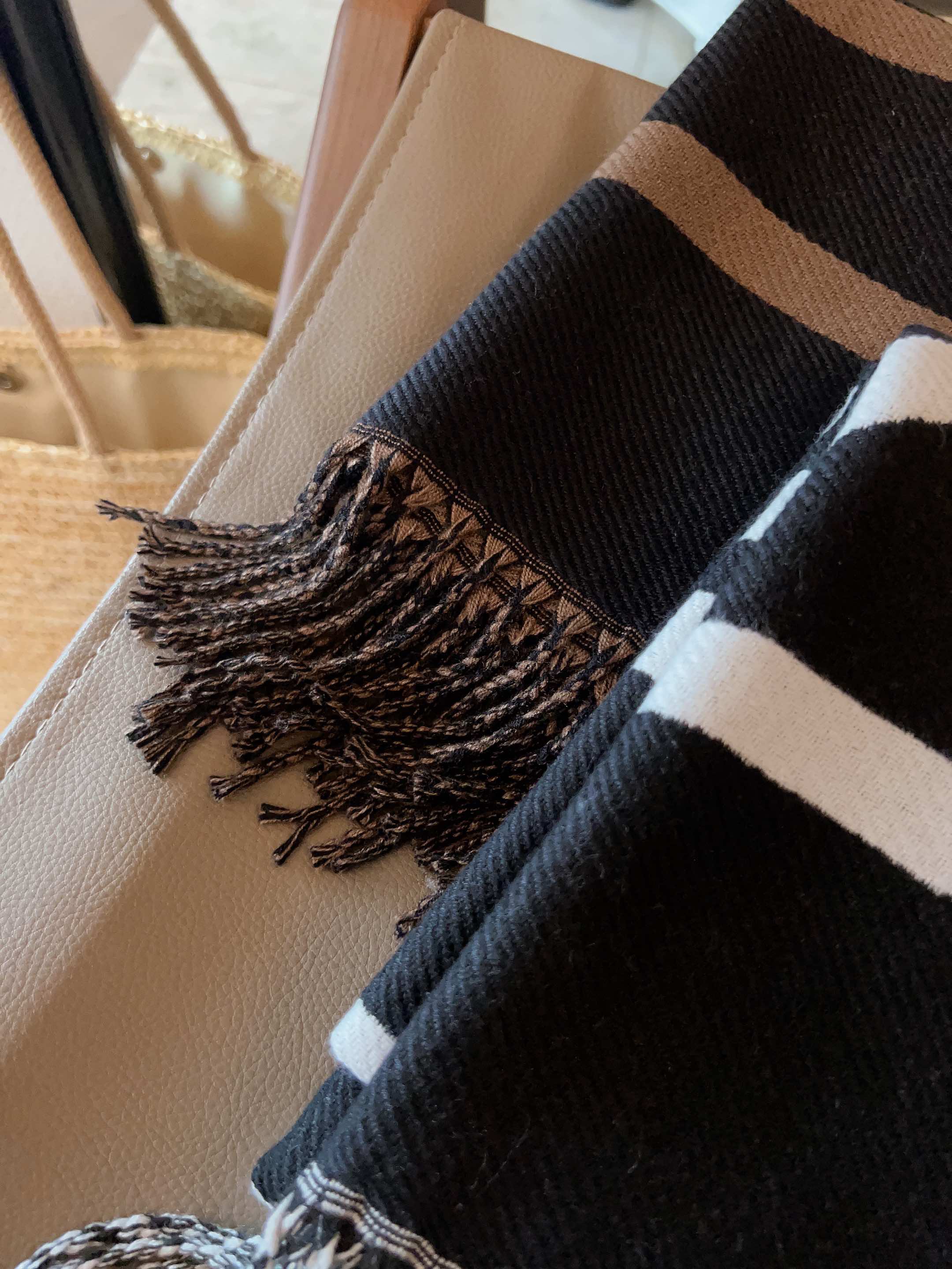 Bagsaaa L0vis Vvtt0n Brown Scarf - 180x65cm