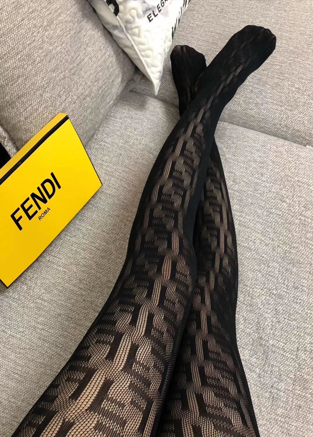 Bagsaaa F**di Black Tights 