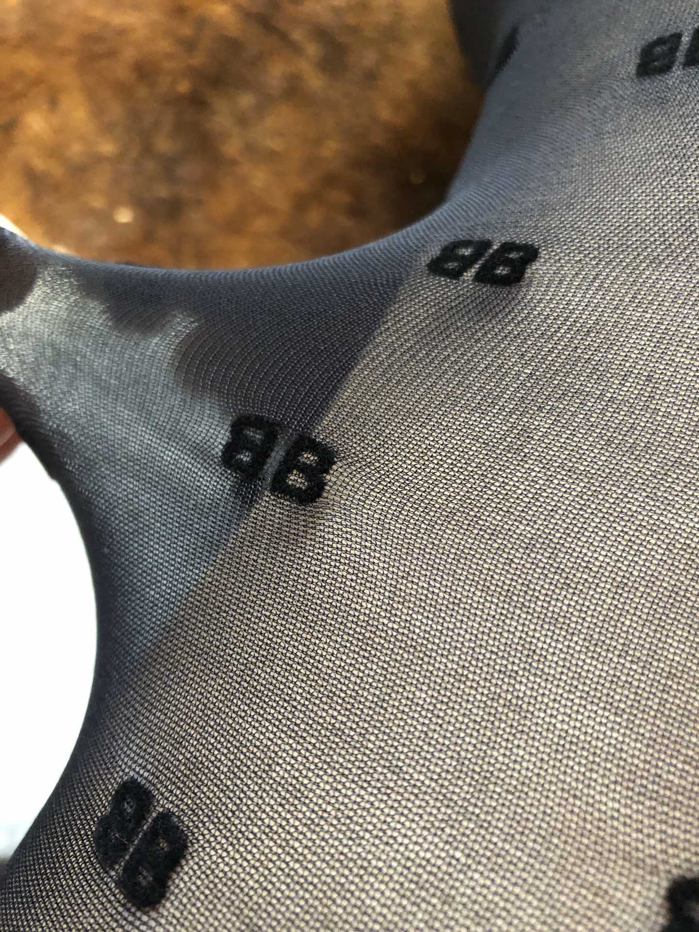 Bagsaaa Ba1en*iaga Black Tights With Black Small "B" Logo