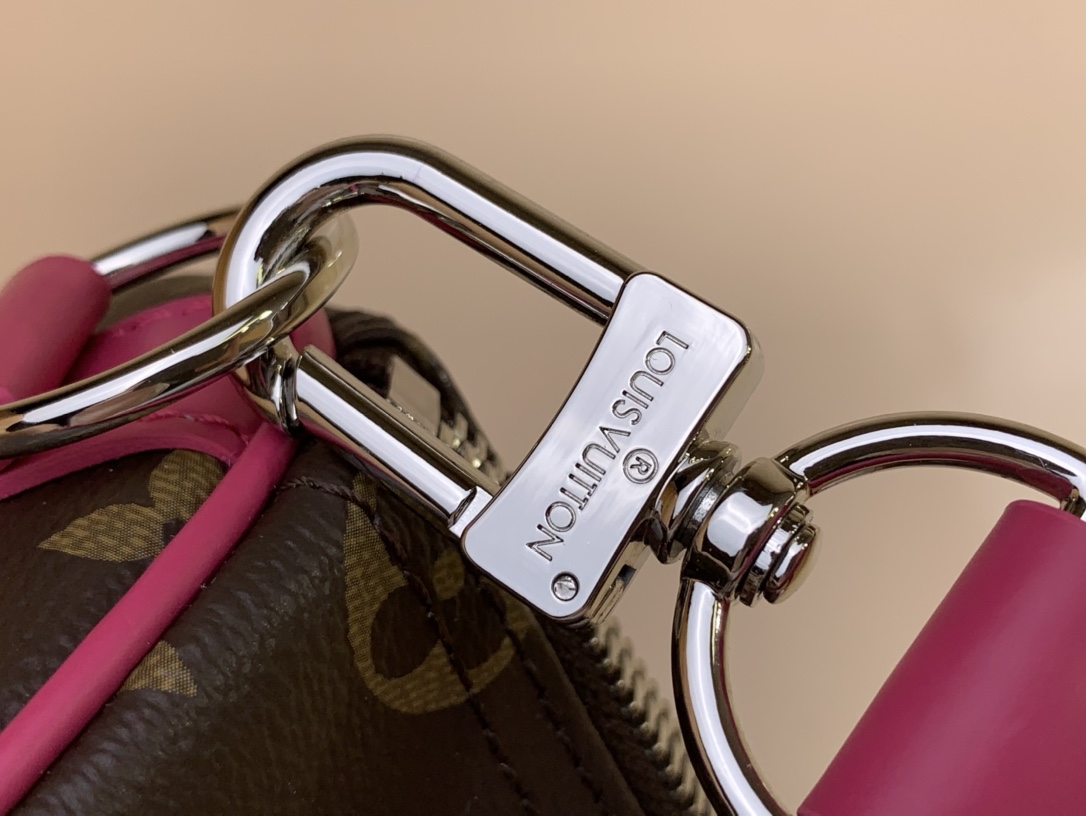 Bagsaaa L0vis Vvtt0n Keepall Bandoulière 50 Monogram Macassar Pink - 50x29x23cm