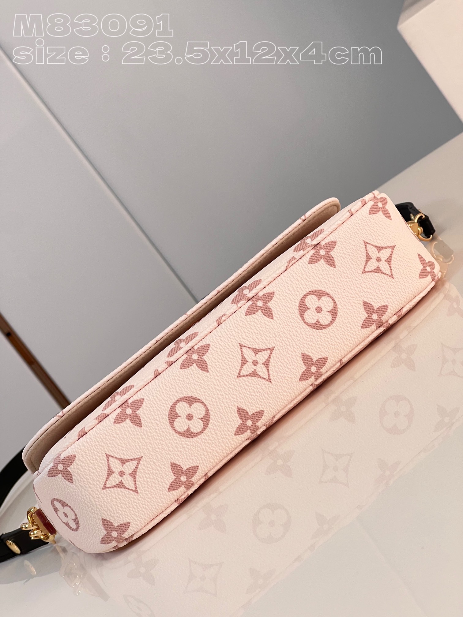 Bagsaaa L0vis Vvtt0n Wallet On Chain Ivy Pink - 23.5 x 12 x 4.3 cm