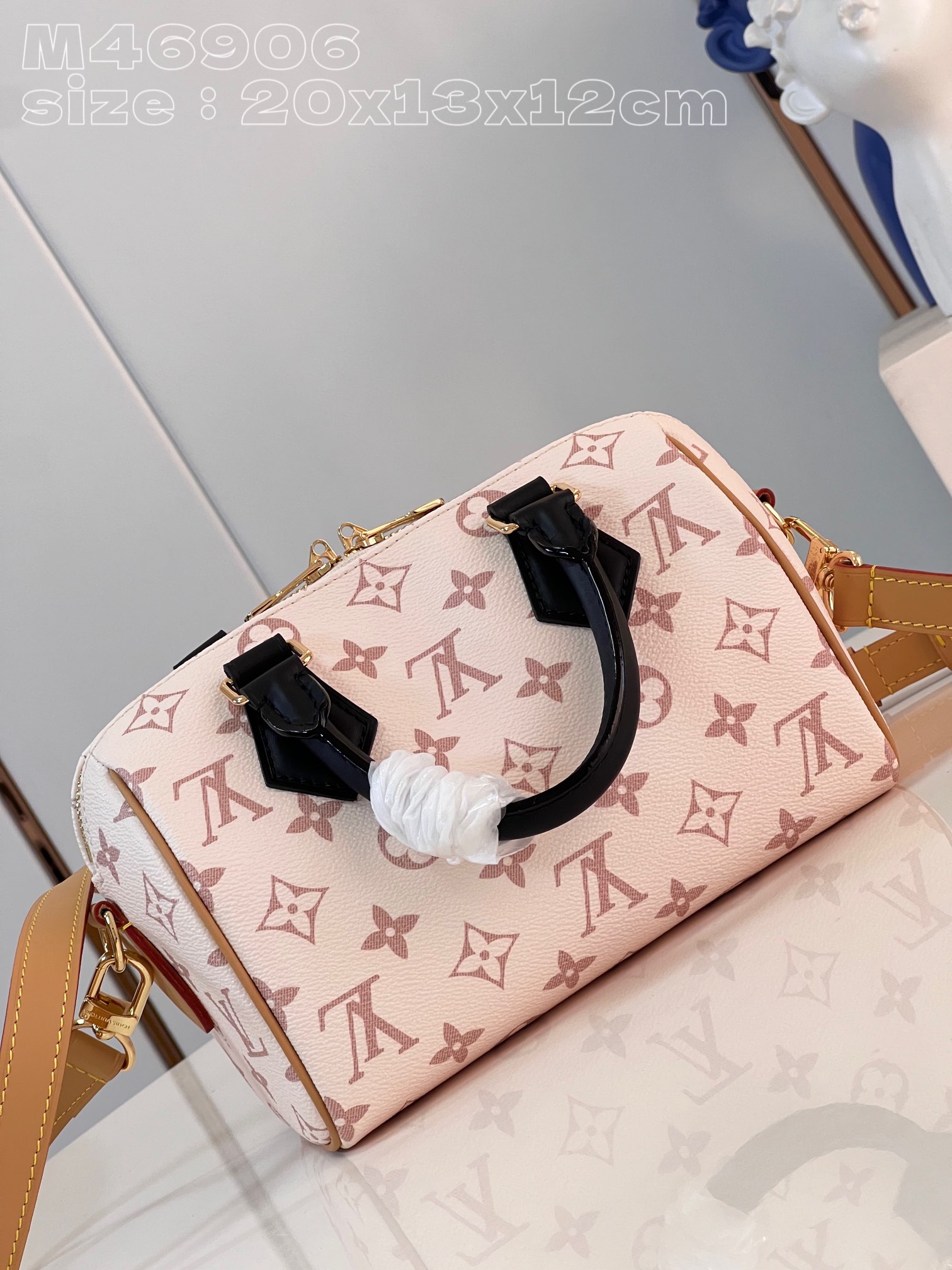 Bagsaaa L0vis Vvtt0n M46906 Speedy Bandoulière 20 Monogram Dune - 20 x 15 x 12.5 cm