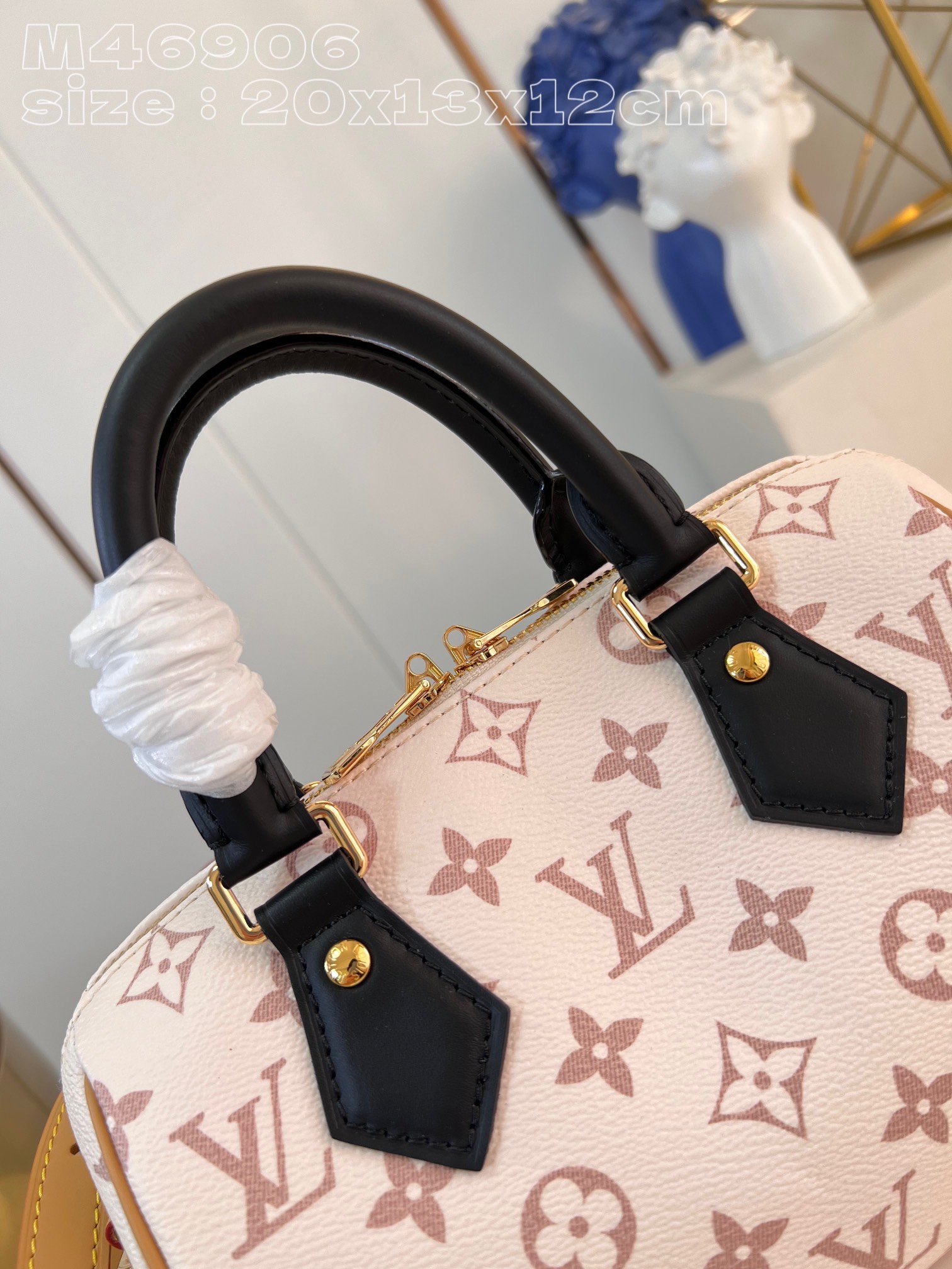 Bagsaaa L0vis Vvtt0n M46906 Speedy Bandoulière 20 Monogram Dune - 20 x 15 x 12.5 cm