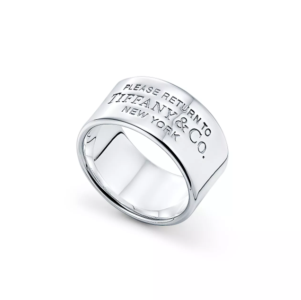 Bagsaaa T*f*ny & Co Wide Ring in Sterling Silver