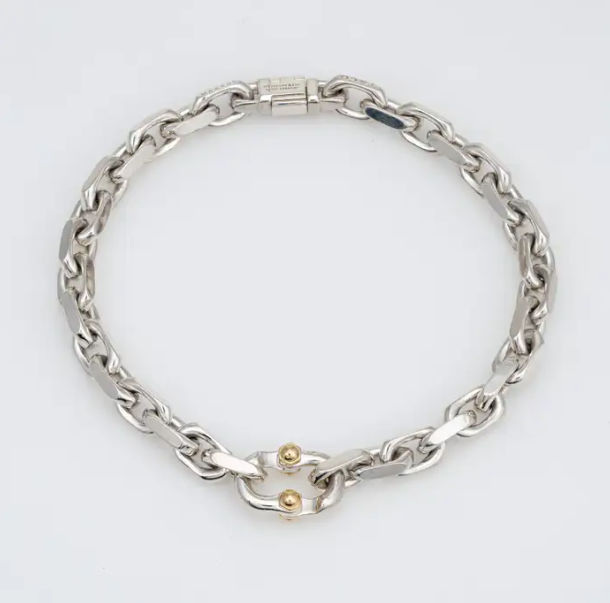 Bagsaaa T*f*ny & Co Makers Narrow Chain Bracelet