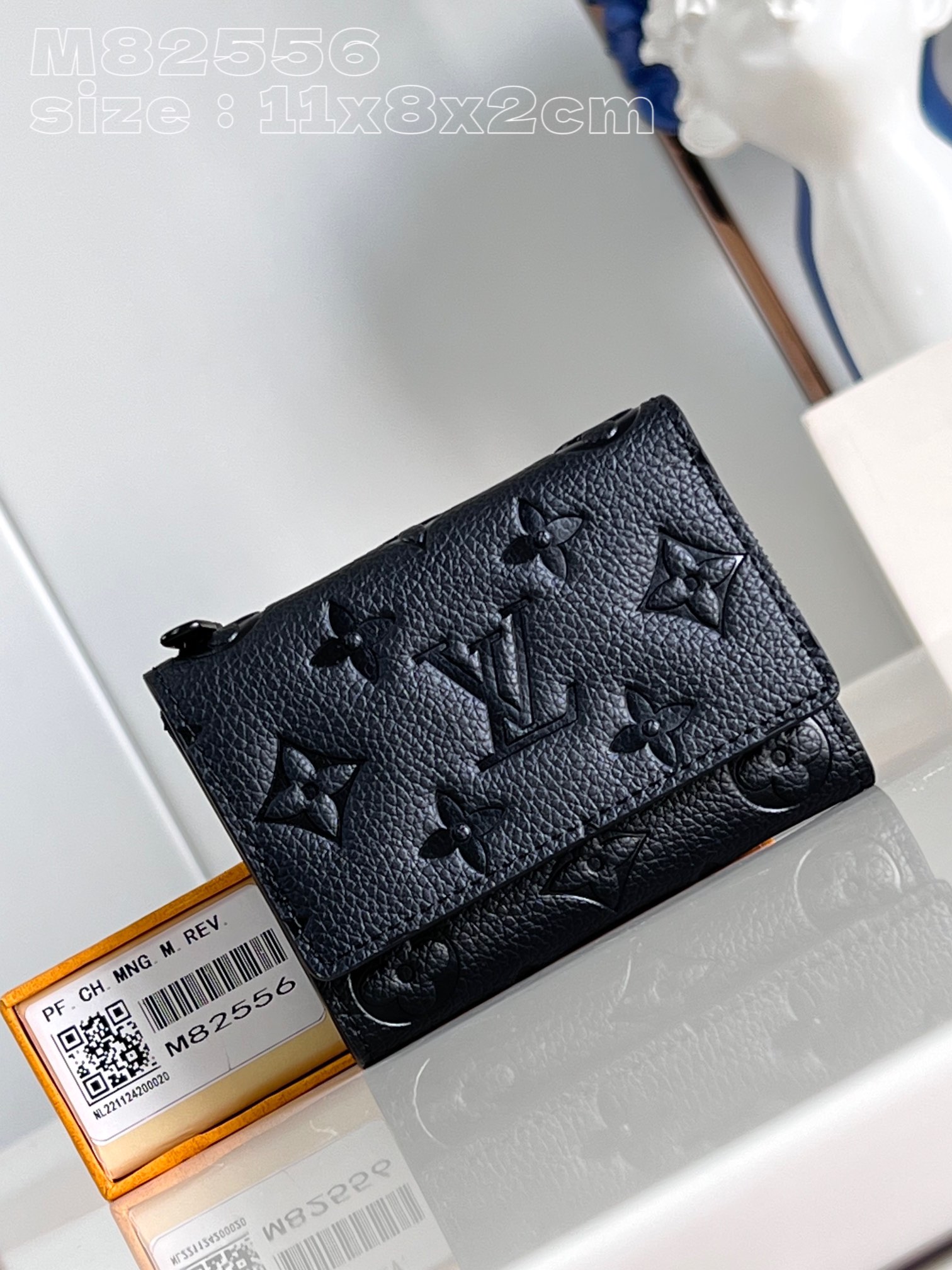 Bagsaaa L0vis Vvtt0n Slender Pilot Monogram Taurillon Leather Wallet - 11x8cm