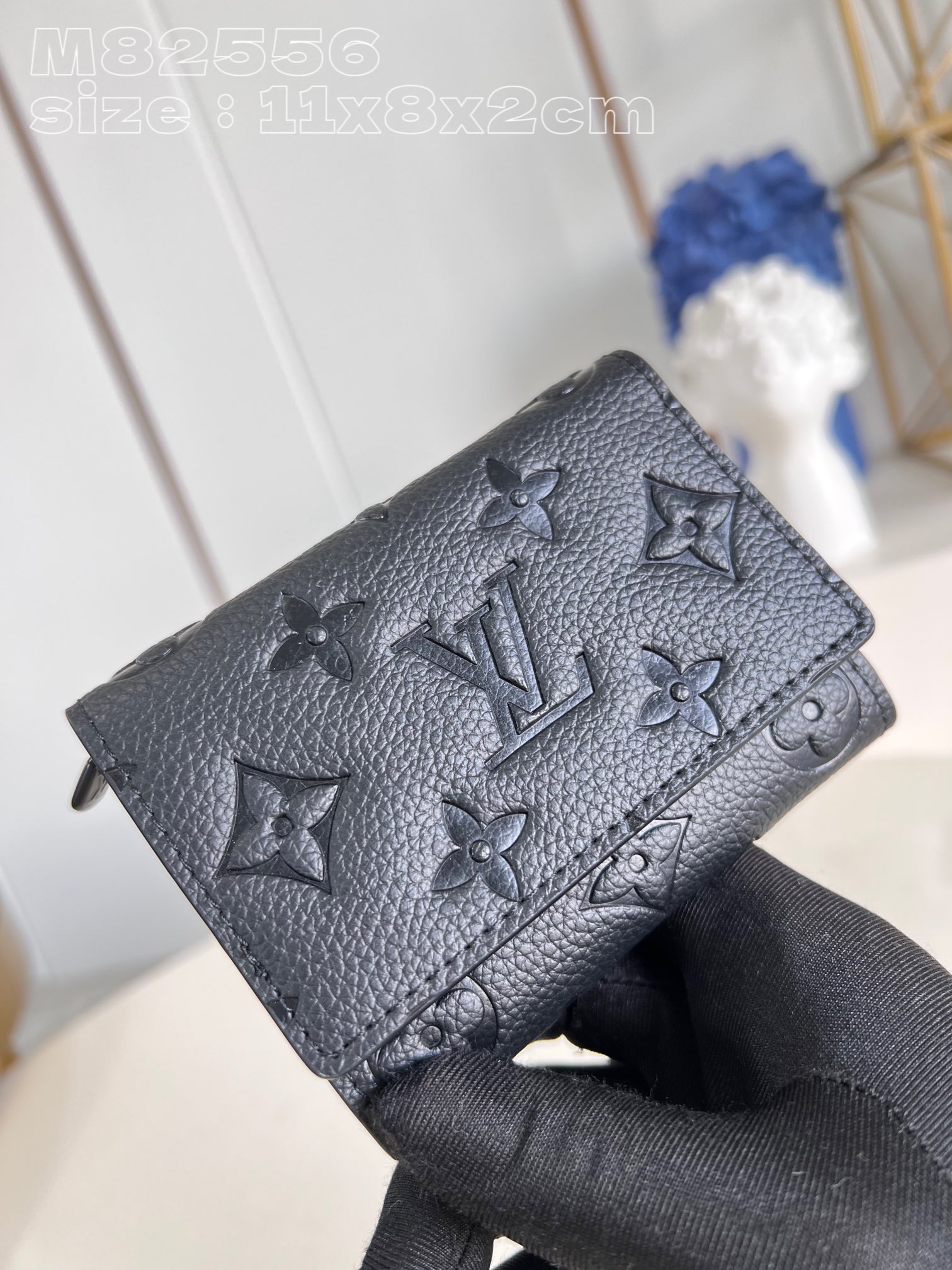 Bagsaaa L0vis Vvtt0n Slender Pilot Monogram Taurillon Leather Wallet - 11x8cm