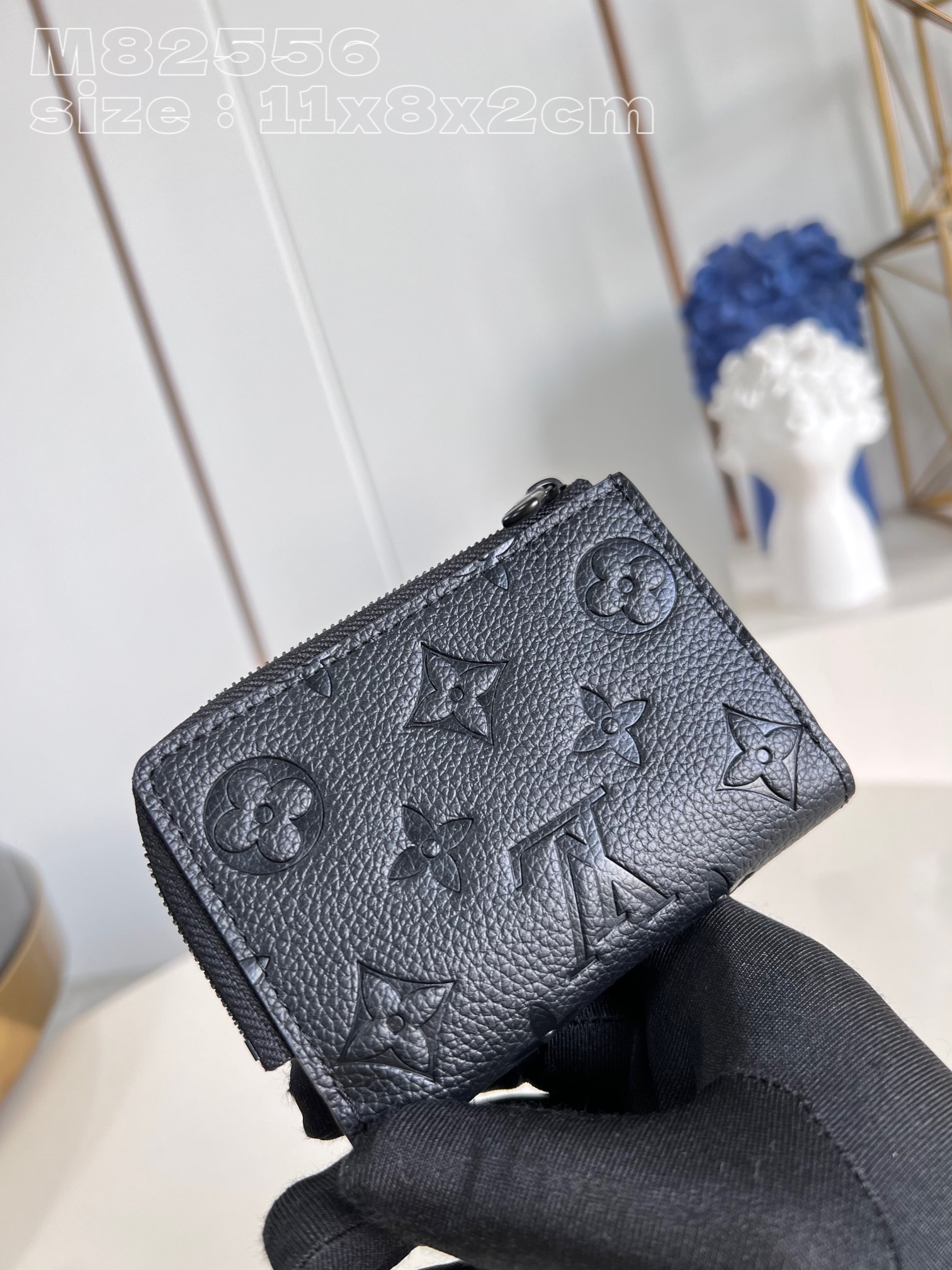 Bagsaaa L0vis Vvtt0n Slender Pilot Monogram Taurillon Leather Wallet - 11x8cm
