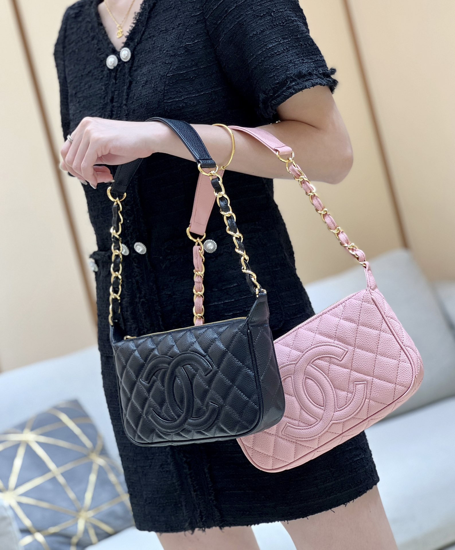 Bagsaaa Ch**el Timeless shoulder bag - 23x11x7cm