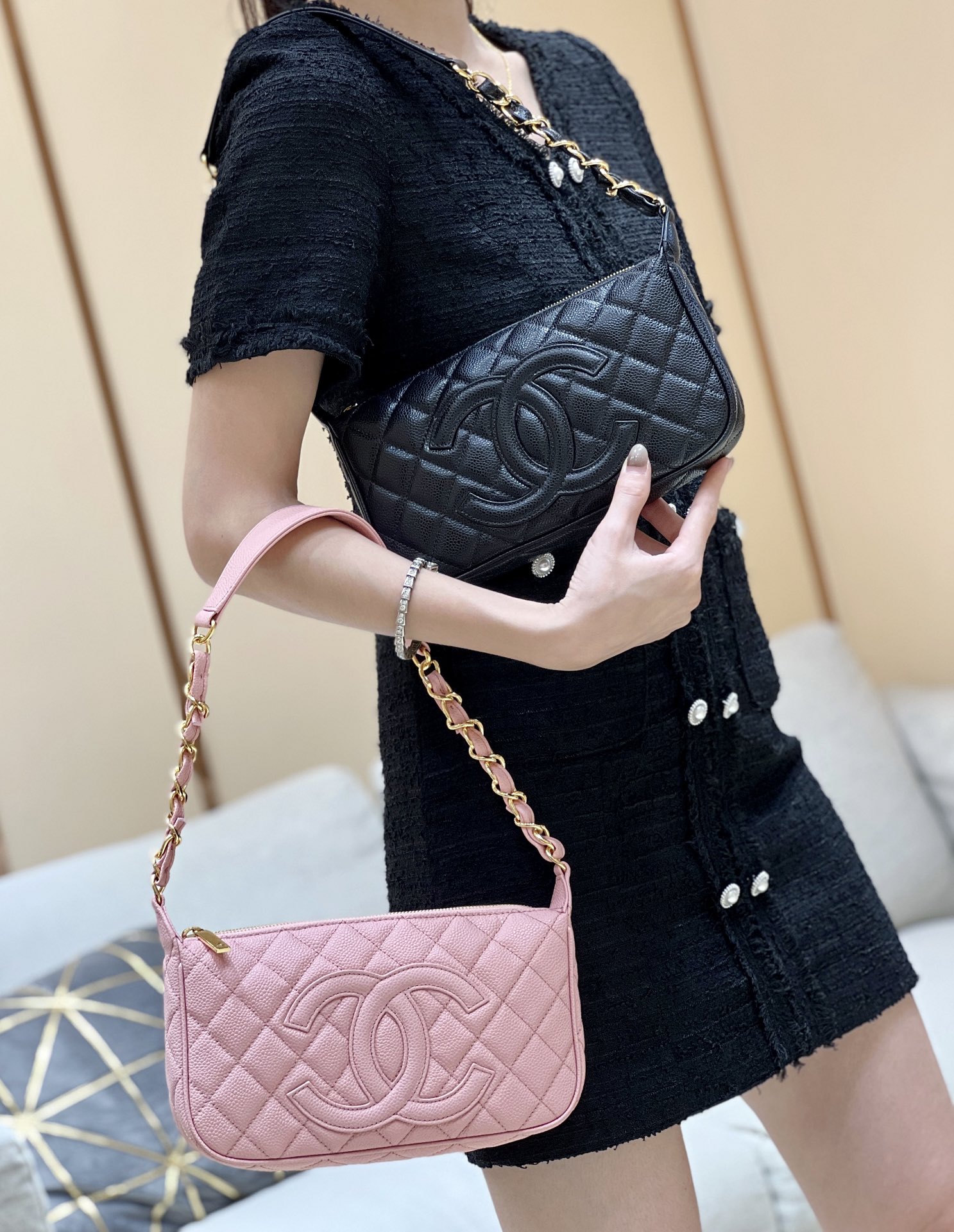 Bagsaaa Ch**el Timeless shoulder bag - 23x11x7cm