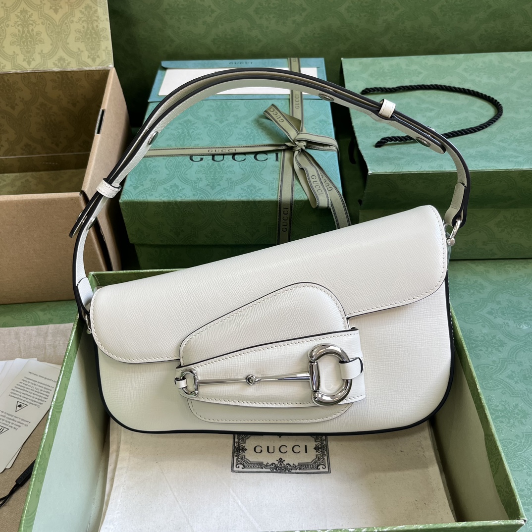 Bagsaaa Gvc*1 Horsebit 1955 Small Shoulder Bag - 26.5x 10.5-17x 4-8cm