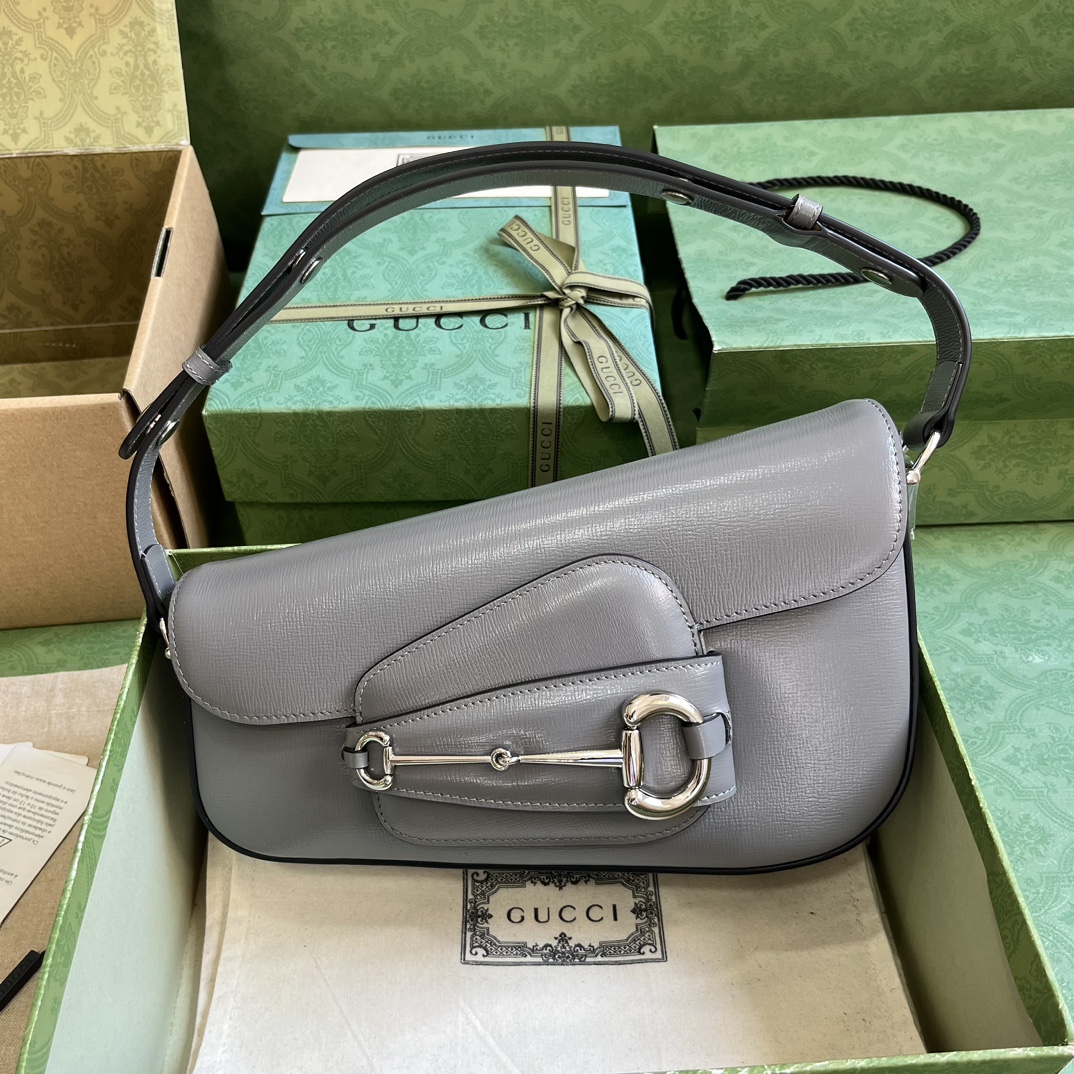 Bagsaaa Gvc*1 Horsebit 1955 Small Shoulder Bag - 26.5x 10.5-17x 4-8cm