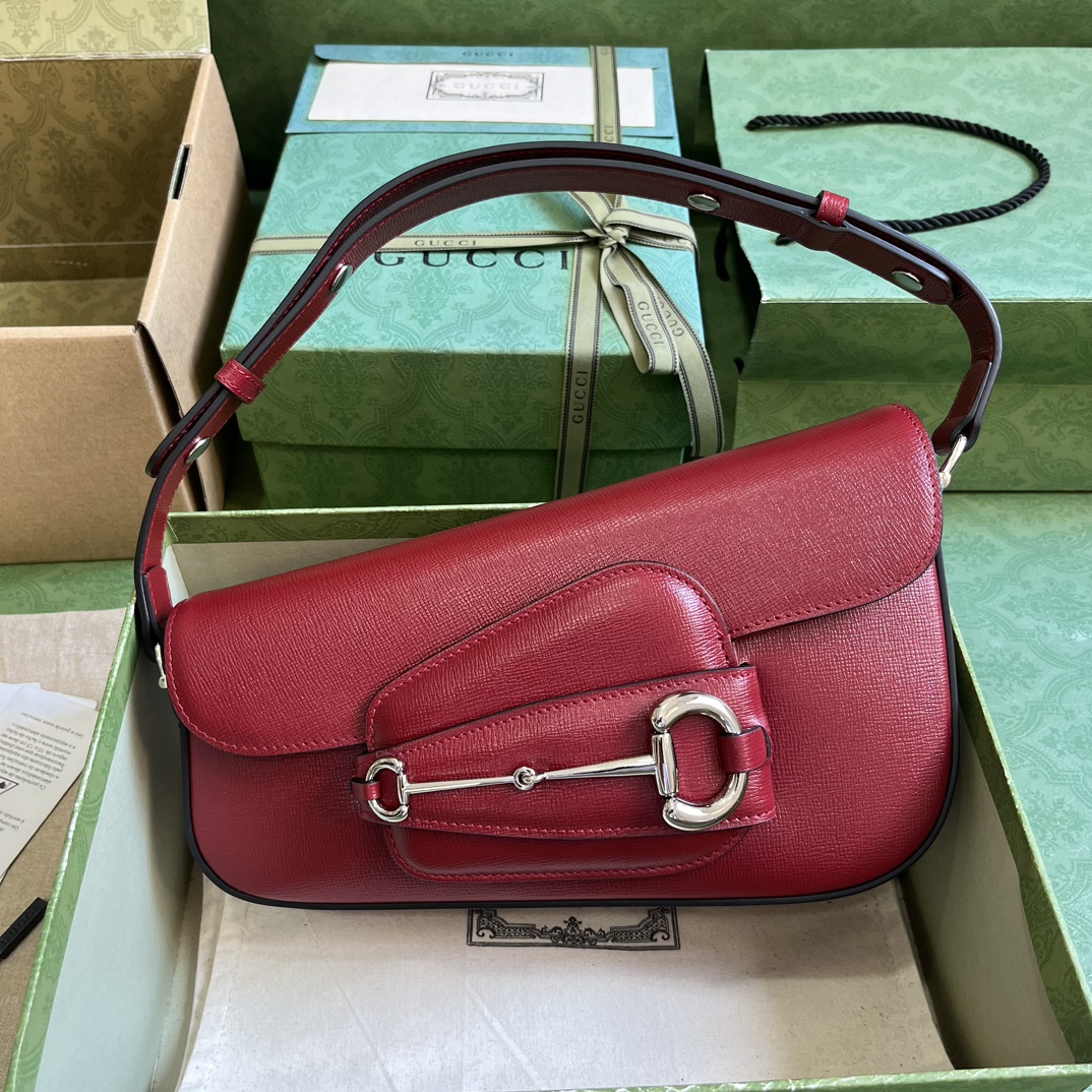 Bagsaaa Gvc*1 Horsebit 1955 Small Shoulder Bag - 26.5x 10.5-17x 4-8cm