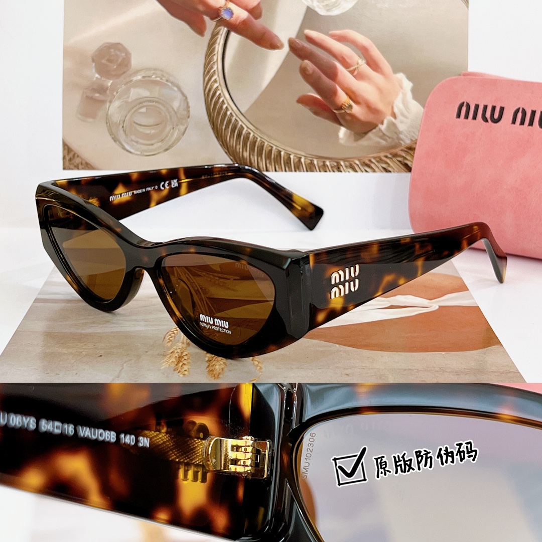 Bagsaaa M1um1u Cat Eye Sunglasses