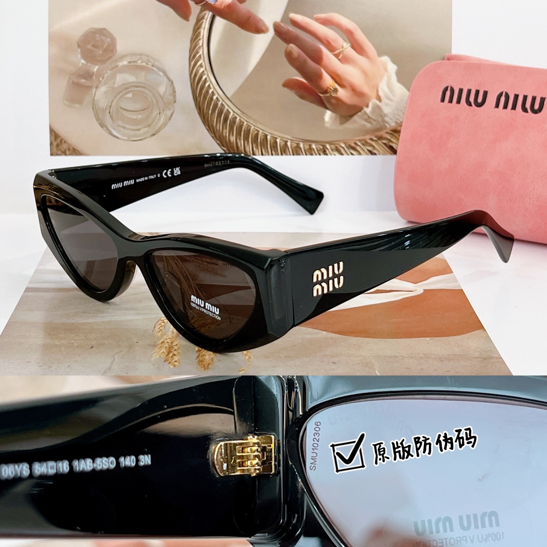 Bagsaaa M1um1u Cat Eye Sunglasses