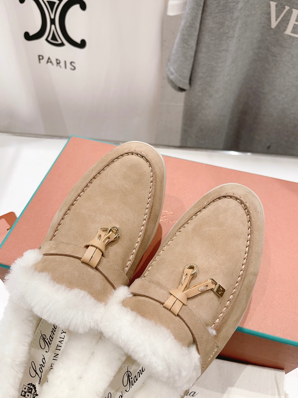 Bagsaaa L0r0 P1ana Winter Loafers Brown