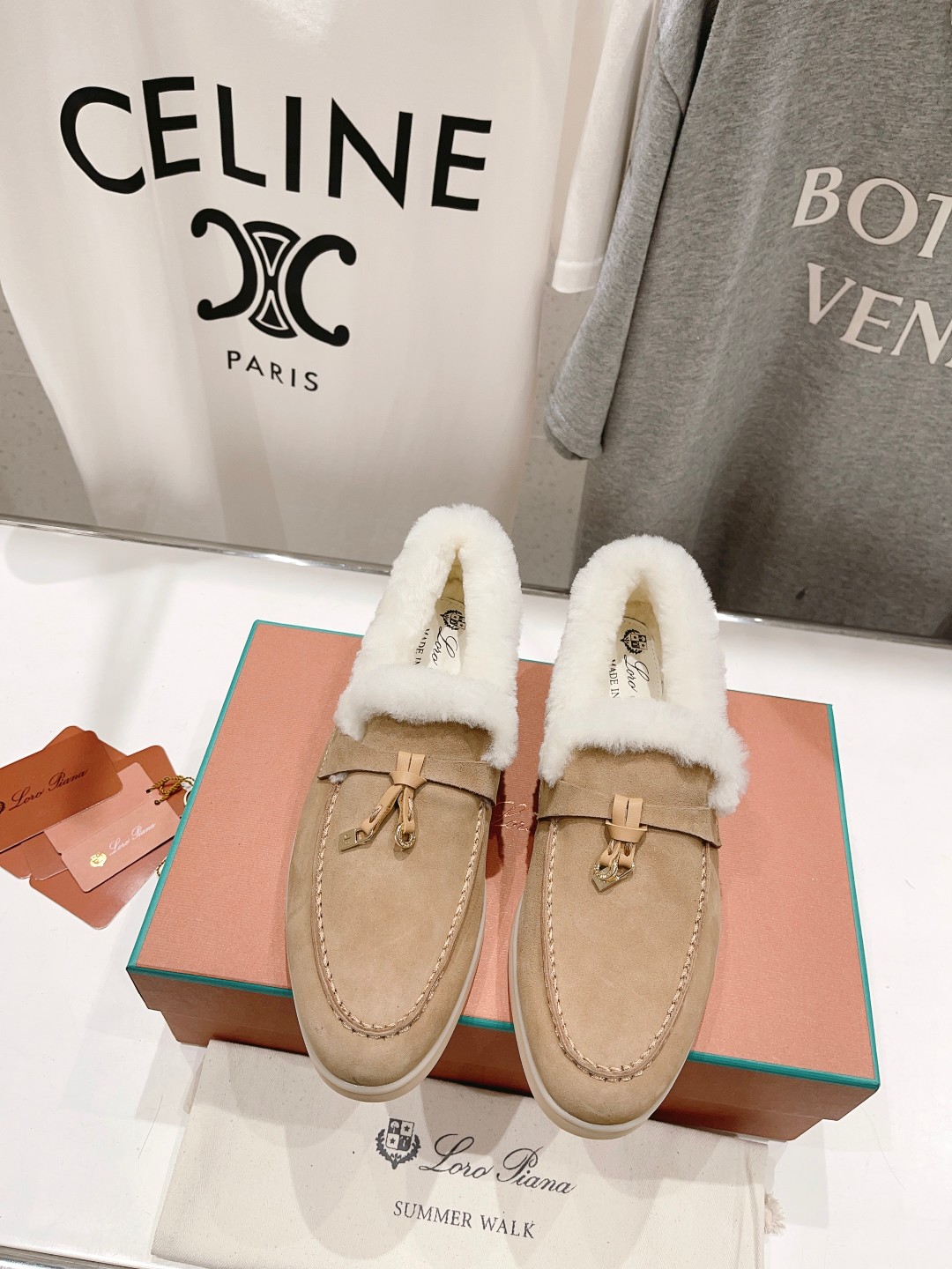 Bagsaaa L0r0 P1ana Winter Loafers Brown