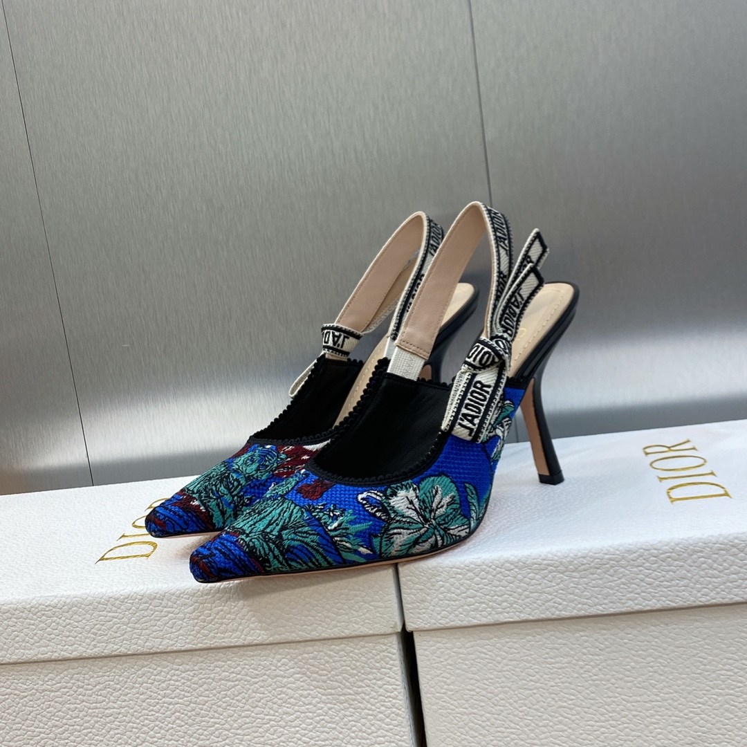 Bagsaaa D10r J'AD10r Slingback Pump Cobalt Blue Multicolor 