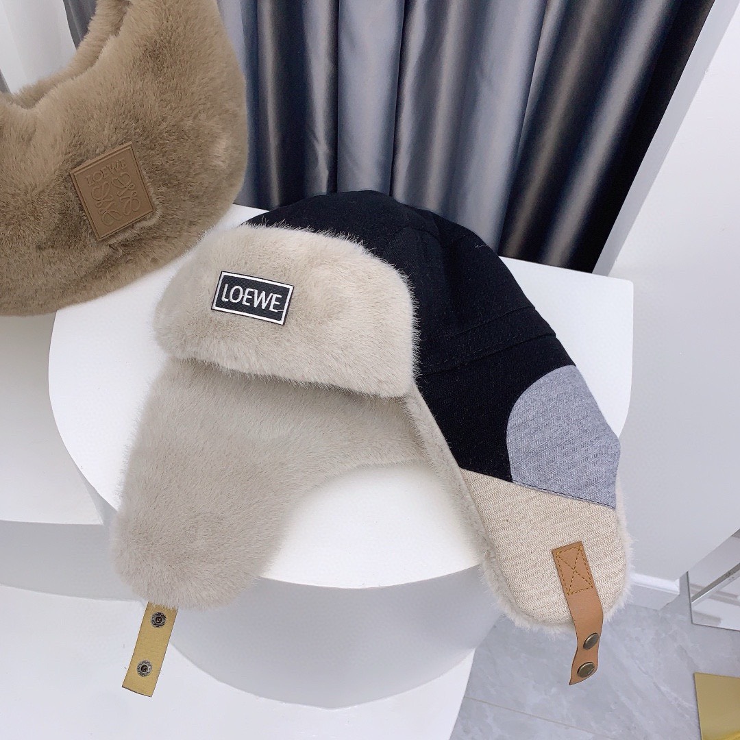 Bagsaaa L0ew* Shearling Bucket Hat
