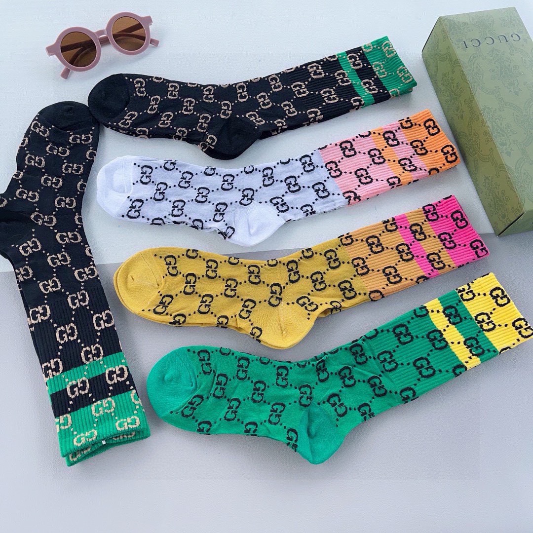 Bagsaaa Set Gvc*1 Socks 5 Colors 02