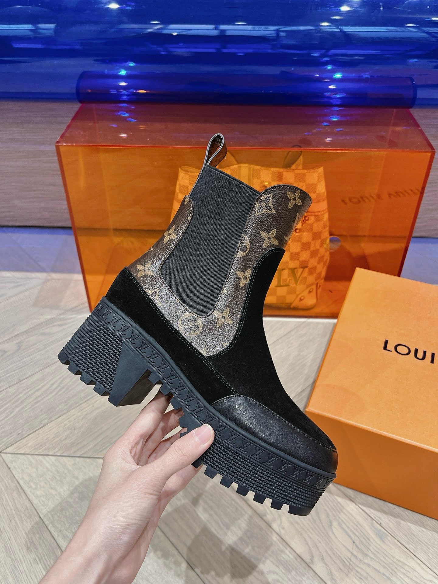 Bagsaaa Monogram Boots
