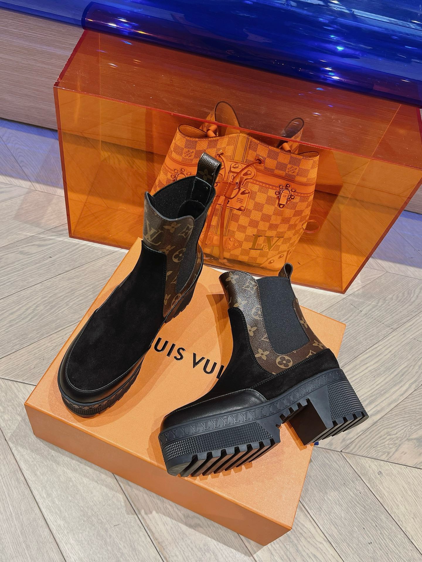Bagsaaa Monogram Boots
