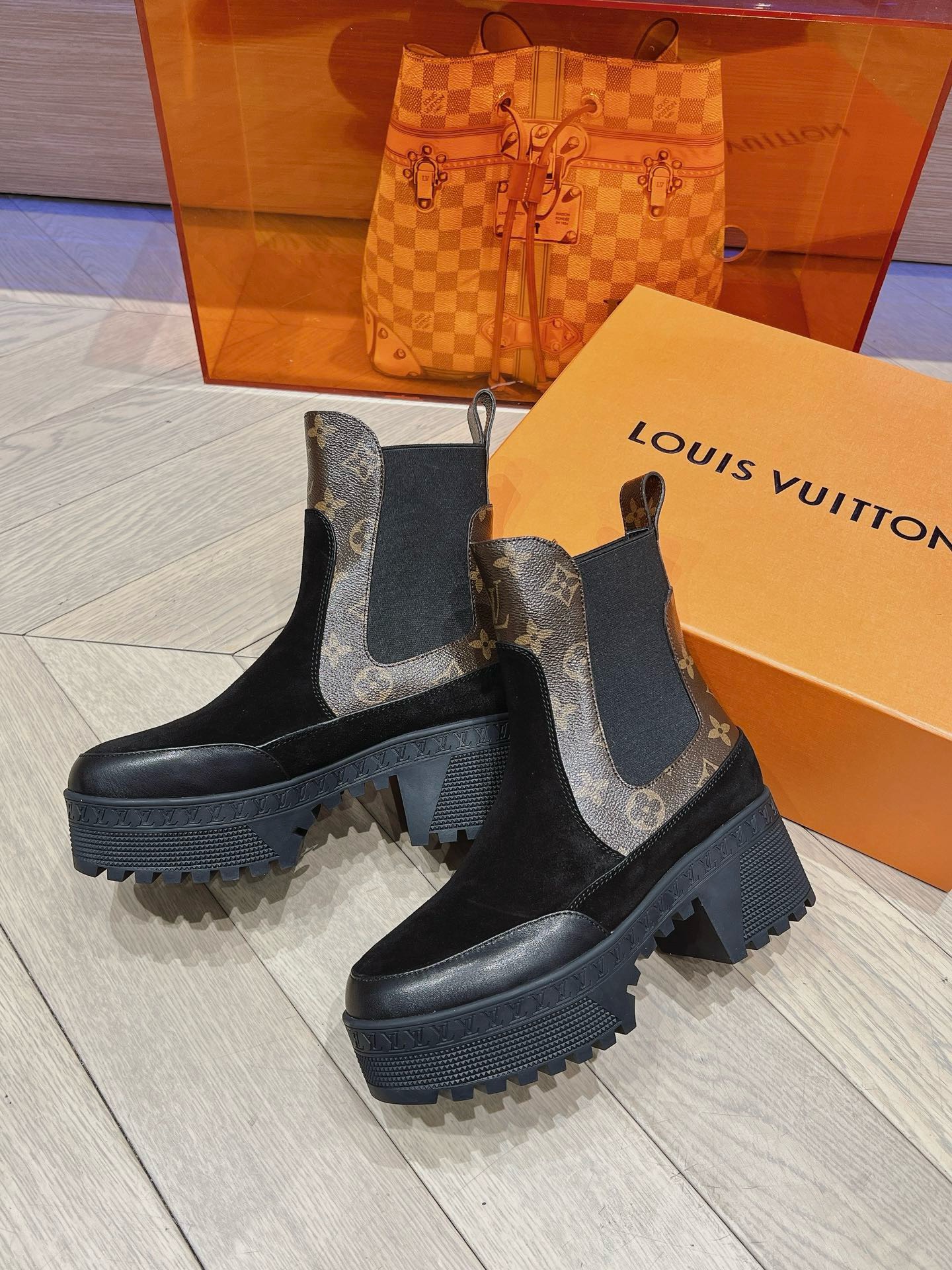 Bagsaaa Monogram Boots