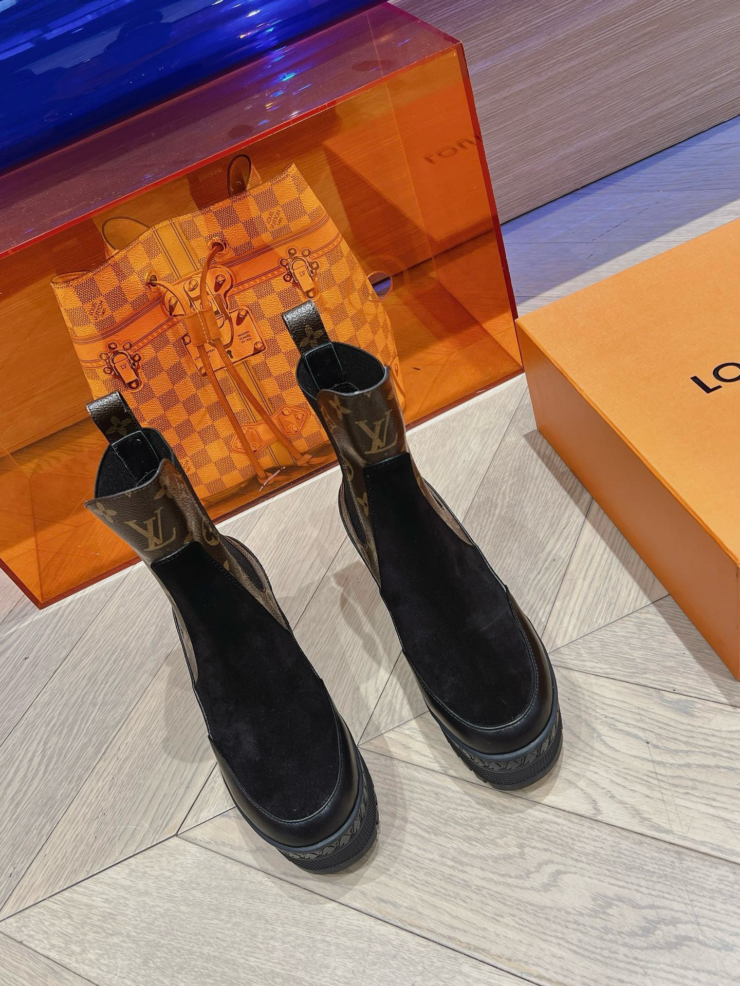 Bagsaaa Monogram Boots