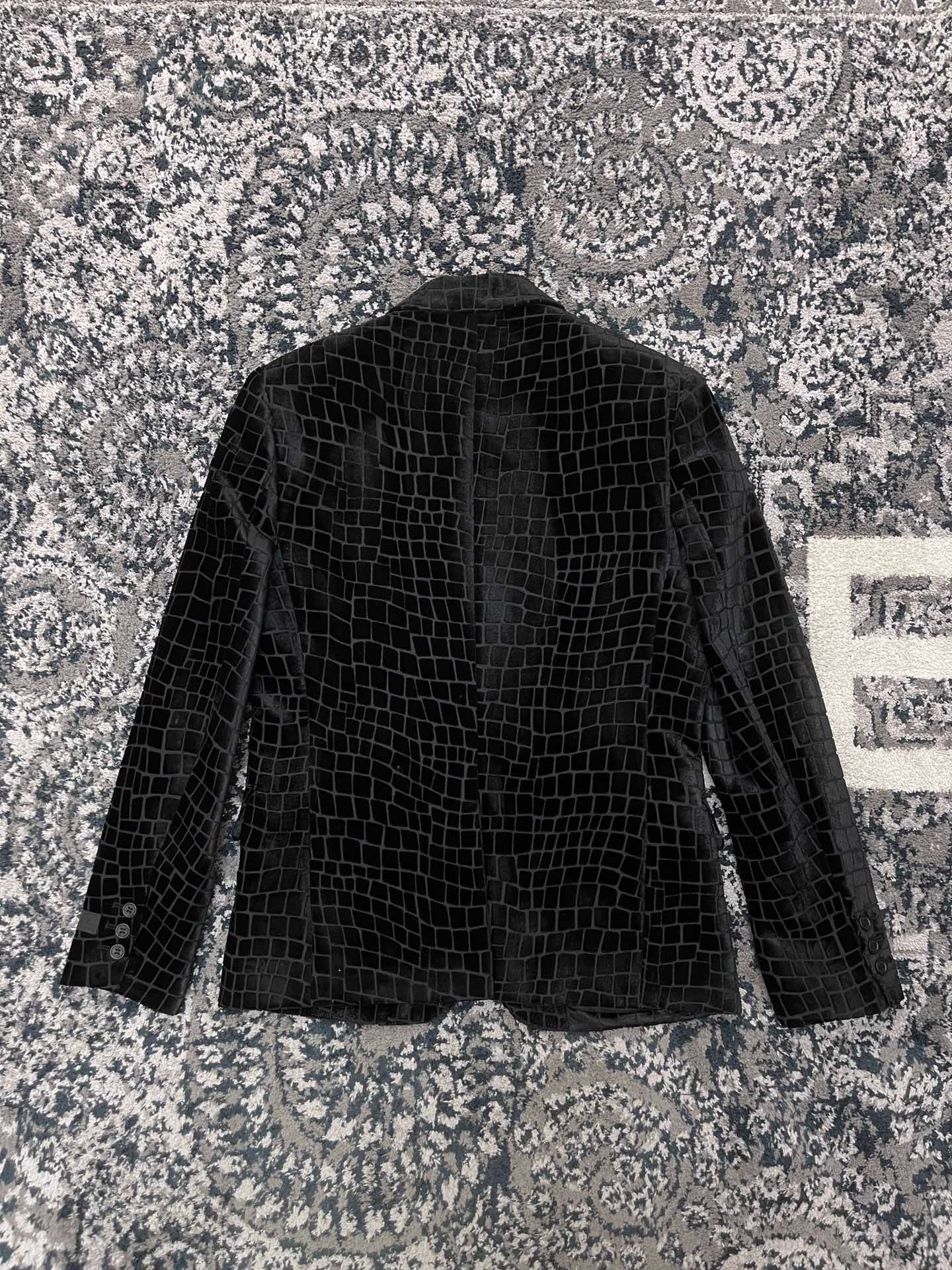 Bagsaaa Versace Men Suit Black
