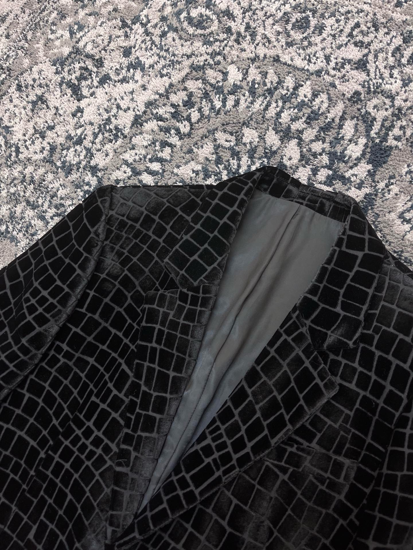 Bagsaaa Versace Men Suit Black