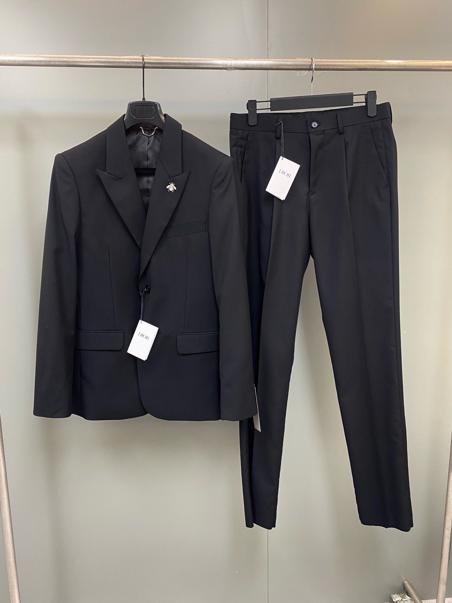 Bagsaaa D10r Men Suit Black