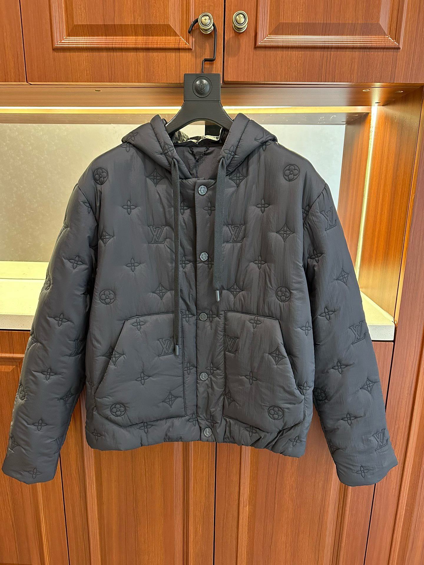 Bagsaaa L0vis Vvtt0n Quilted Jacket Black